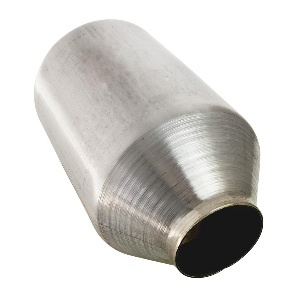 Universal Euro 6 Ceramic Core Catalytic Converter 5" Round Body - Available in 2", 2.25", and 2.5"