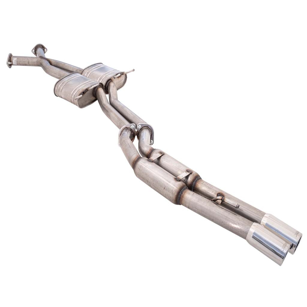 Commodore VT-VZ Sedan XFORCE Twin 2.5" Catback Exhaust Raw 409 - Hotdog Rear **** Special Order Item ****