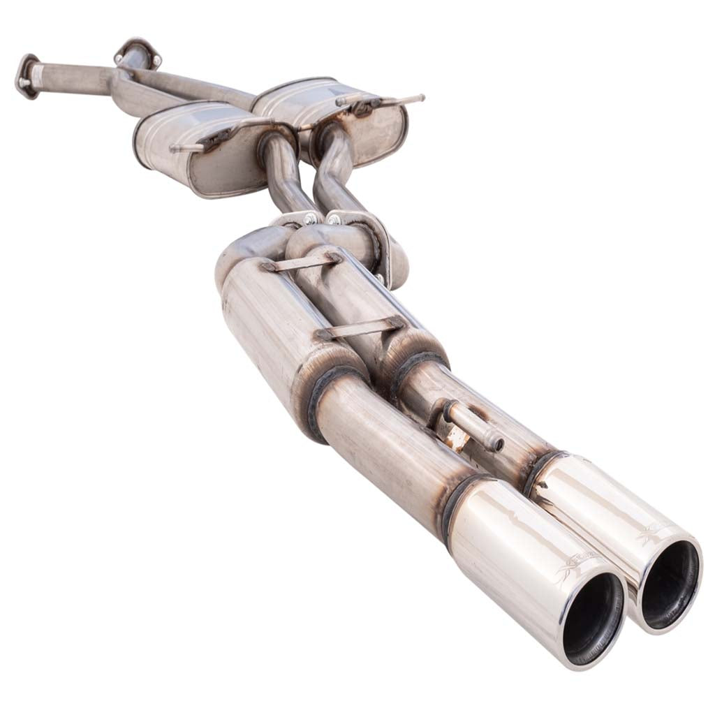 Commodore VT-VZ Ute XFORCE Twin 2.5" Catback Exhaust Raw 409 - Hotdog Rear **** Special Order Item ****