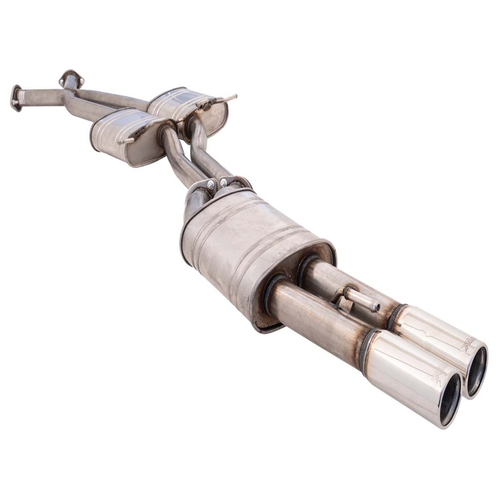 WH-WK-WL Statesman - 2.5" Cat-Back System w/ Muffler Rear - Raw Finish 409 S/S **** Special Order Item ****