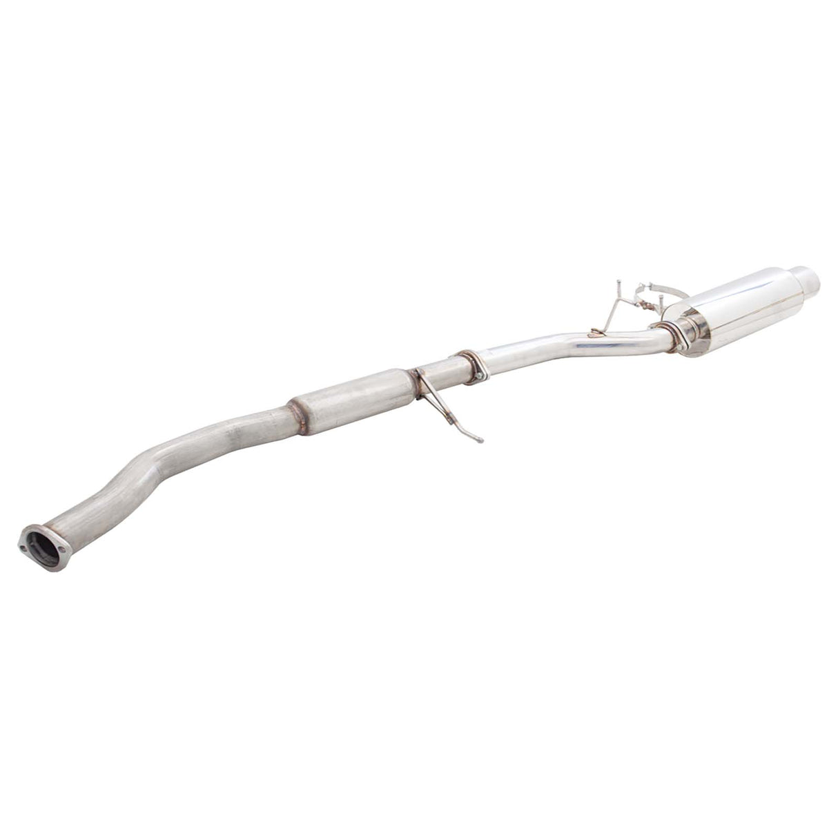 Nissan 180SX S13 XFORCE 3 Inch Catback Exhaust With Angle-Out Cannon - Raw 409