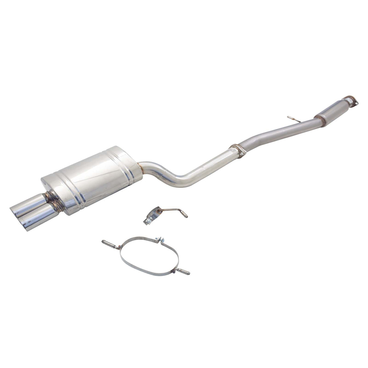 Subaru WRX Cat Back With Oval Dual Outlet Muffler