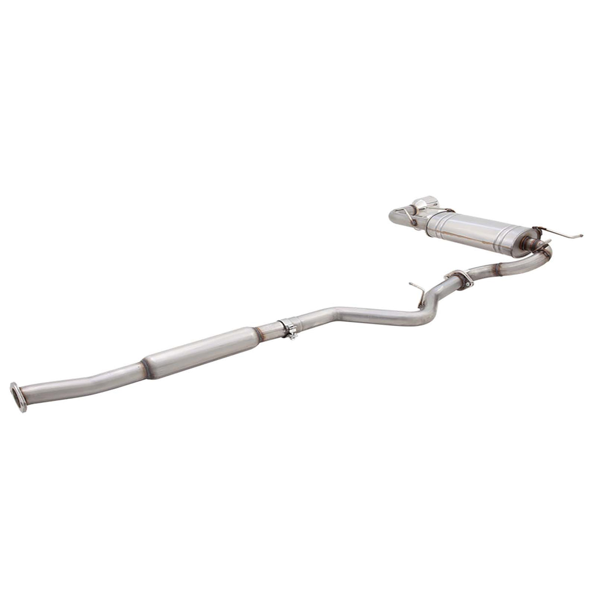 Subaru Impreza Raw 409 Stainless Cat Back System with Single Tip