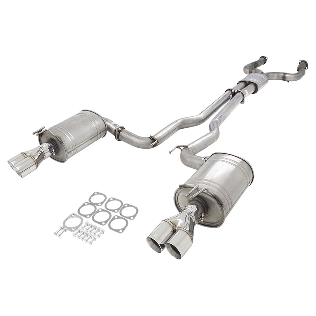 Holden VE Commodore Raw 409 Stainless Steel Twin 2.5Inch Cat Back Exhaust **** Special Order Item ****