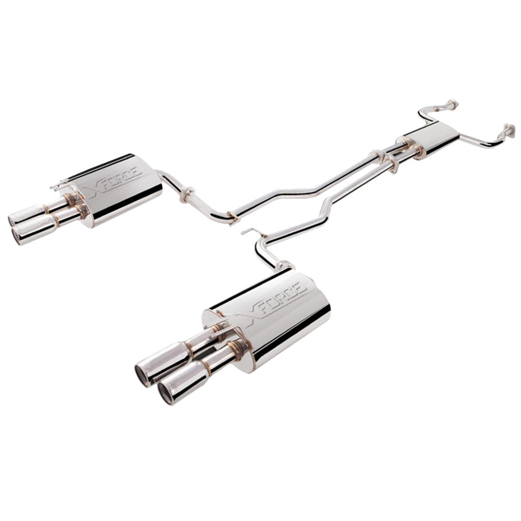 Holden HSV Clubsport E2 E3 R8 & GTS XFORCE Twin 3 Inch Catback Exhaust - Raw 409 **** Special Order Item ****