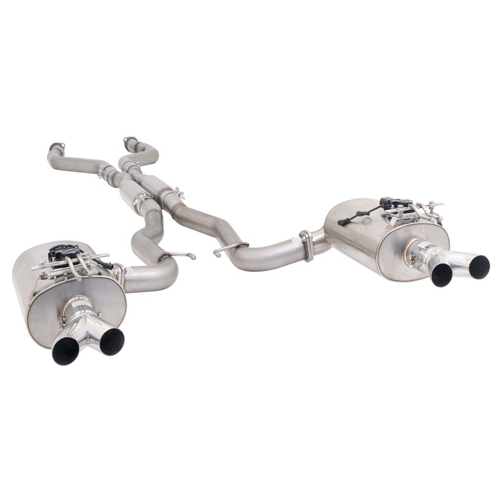 HSV VF Sedan & Wagon Raw 409 Stainless Steel Twin 3" Varex Valved Cat Back System **** Special Order Item ****