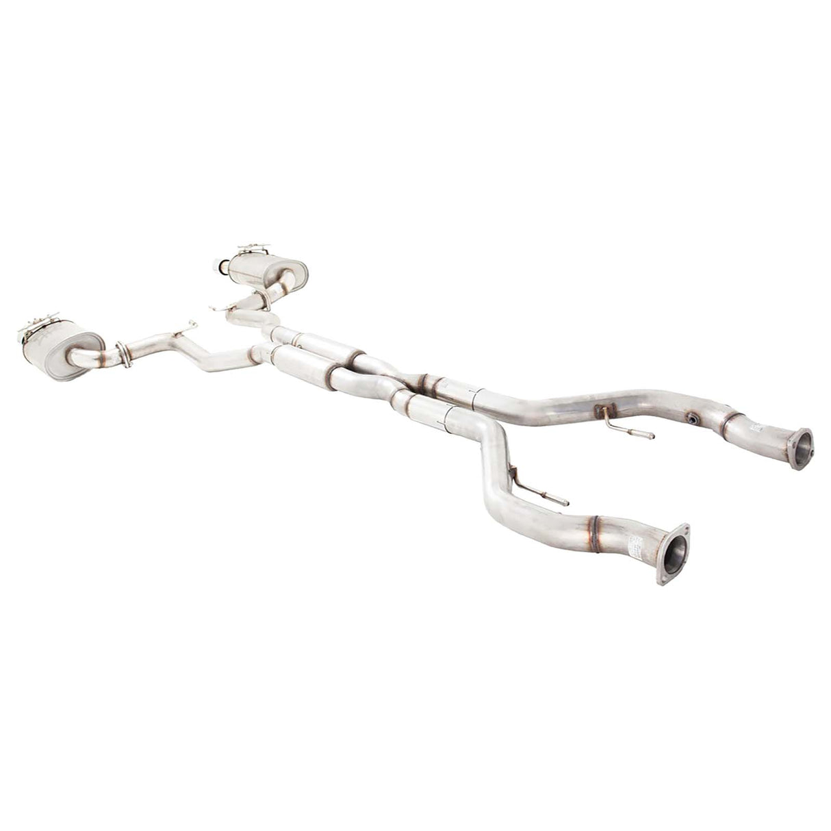 Holden Commodore VE VF Sedan XFORCE Twin 3" Catback Exhaust - Raw Finish 409
