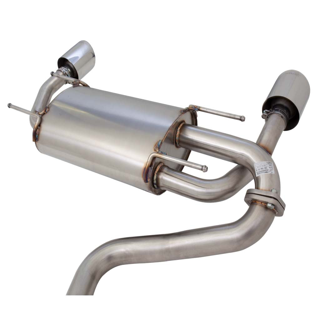Toyota 86 & Subaru BRZ XFORCE 3" Catback Dual Rear Exhaust - Polished Stainless **** Special Order Item ****