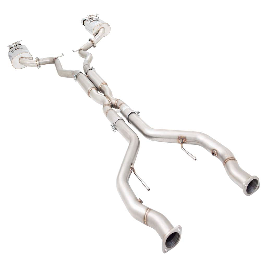 Holden Commodore VE VF Sedan XFORCE Twin 2.5" Catback Exhaust - Polished SS **** Special Order Item ****