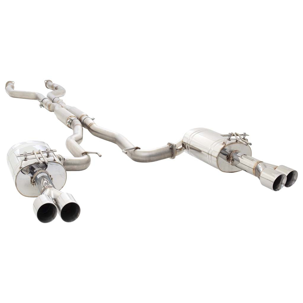 Holden Commodore VE-VF Ute Twin 2.5" Cat-back System (Slip-Joint) - Polished S/S **** Special Order Item ****