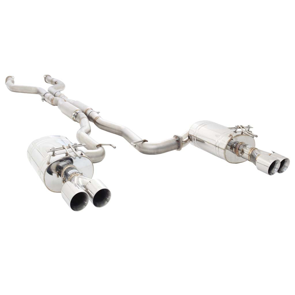 Holden Commodore VE-VF Sedan Twin 3" Cat-back System (Slip-Joint) - Polished S/S **** Special Order Item ****