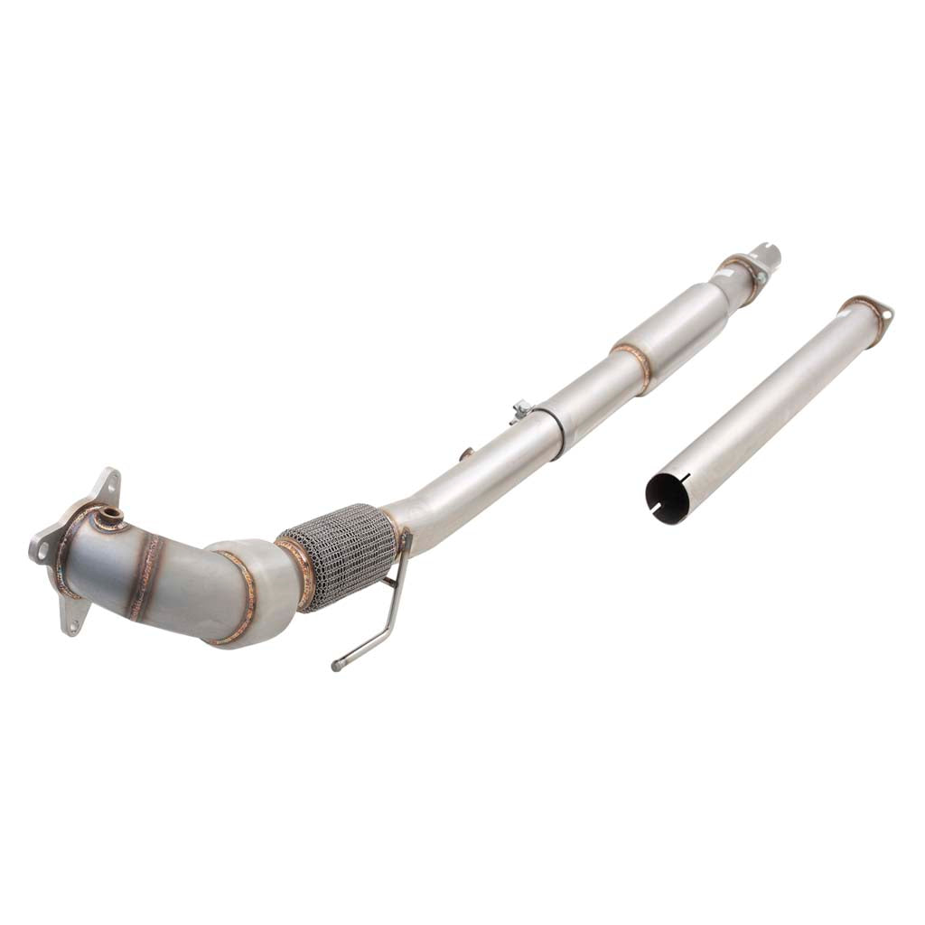 Stainless Steel 3″ Dump pipe, 200 cell metallic cat with connecting pipe