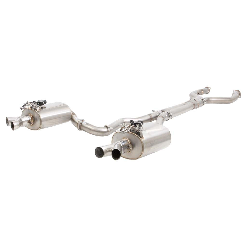 HSV VF Maloo Straight Pipe Center Twin 3Inch 304 SS Varex Valved Cat Back