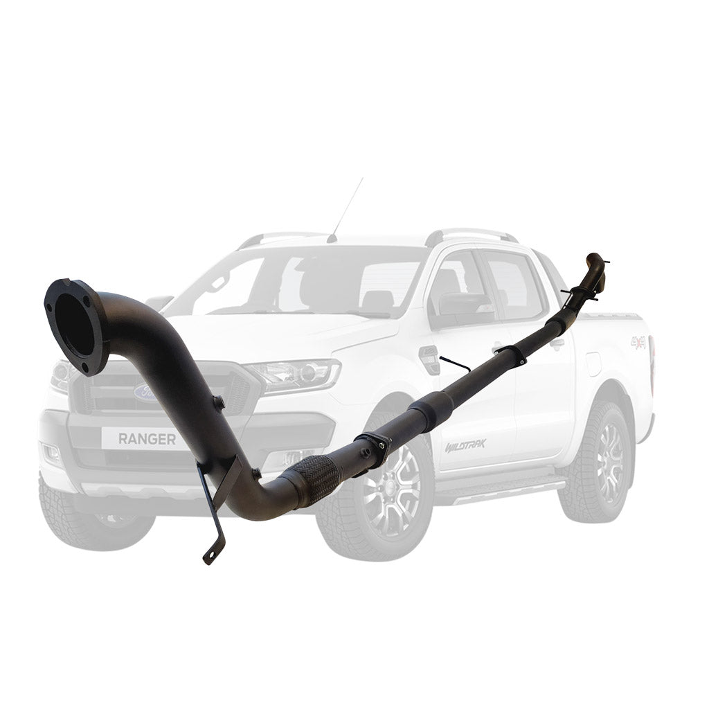 Ford Ranger PX 2016-2022 3.2L 3 Inch Turbo Back DPF Delete Exhaust System