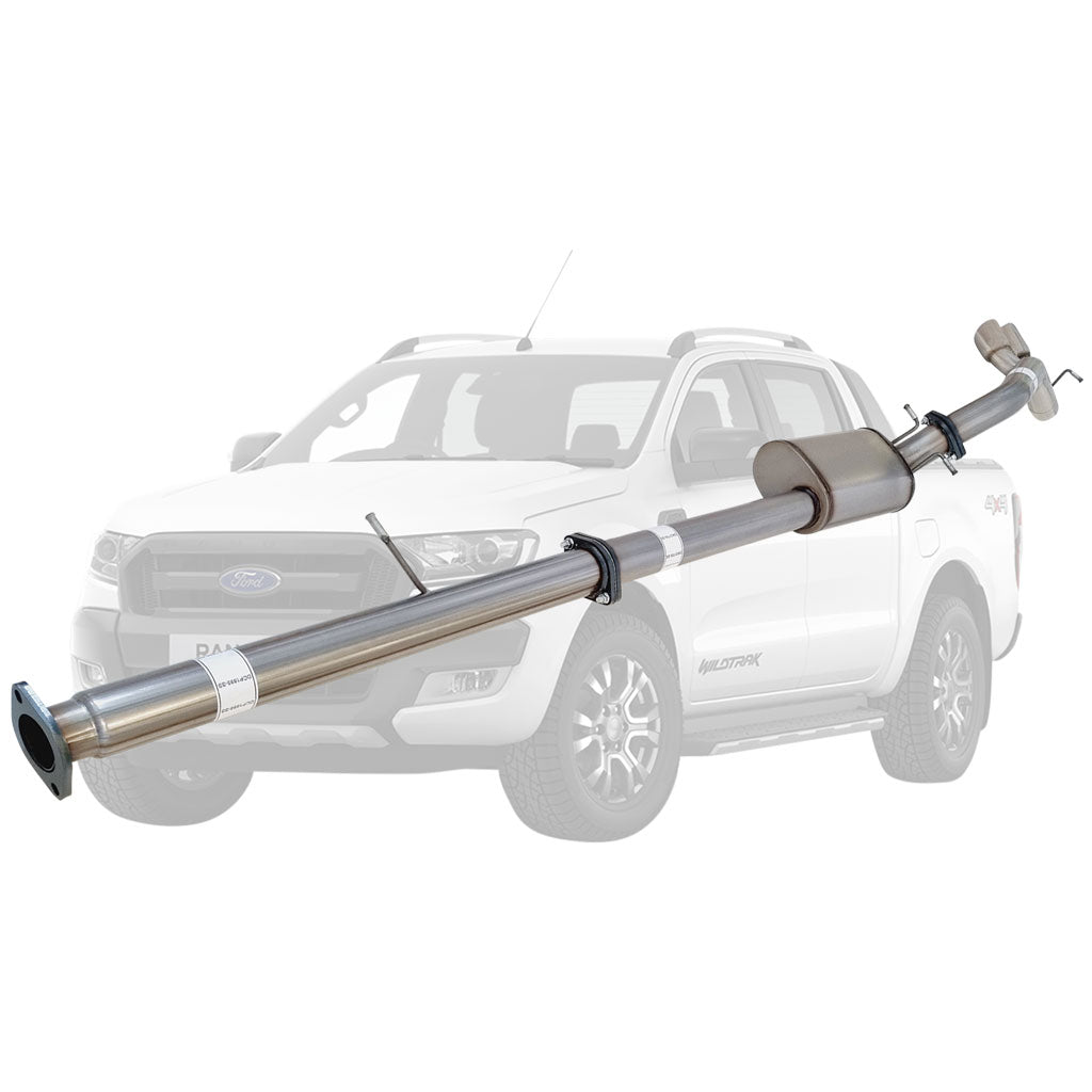 Ford Ranger PX 2016-2021 2.2L 3 Inch DPF Back Exhaust