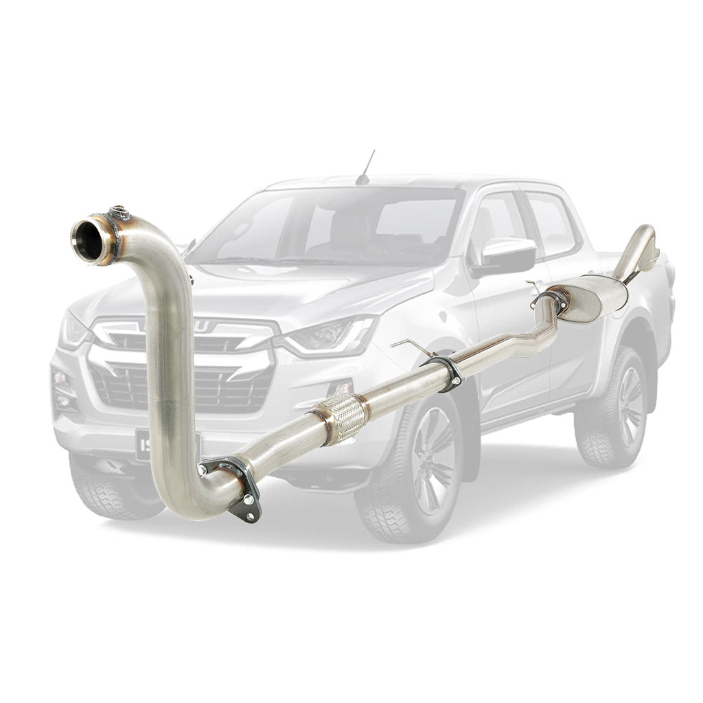 Isuzu D-Max TF 3.0l 4JJ3-TCX 2020 3" Turbo Back DPF Delete