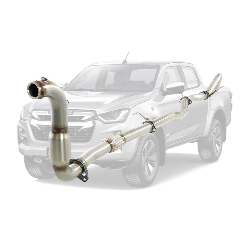 Isuzu D-Max TF 3.0l 4JJ3-TCX 2020 3" Turbo Back DPF Delete