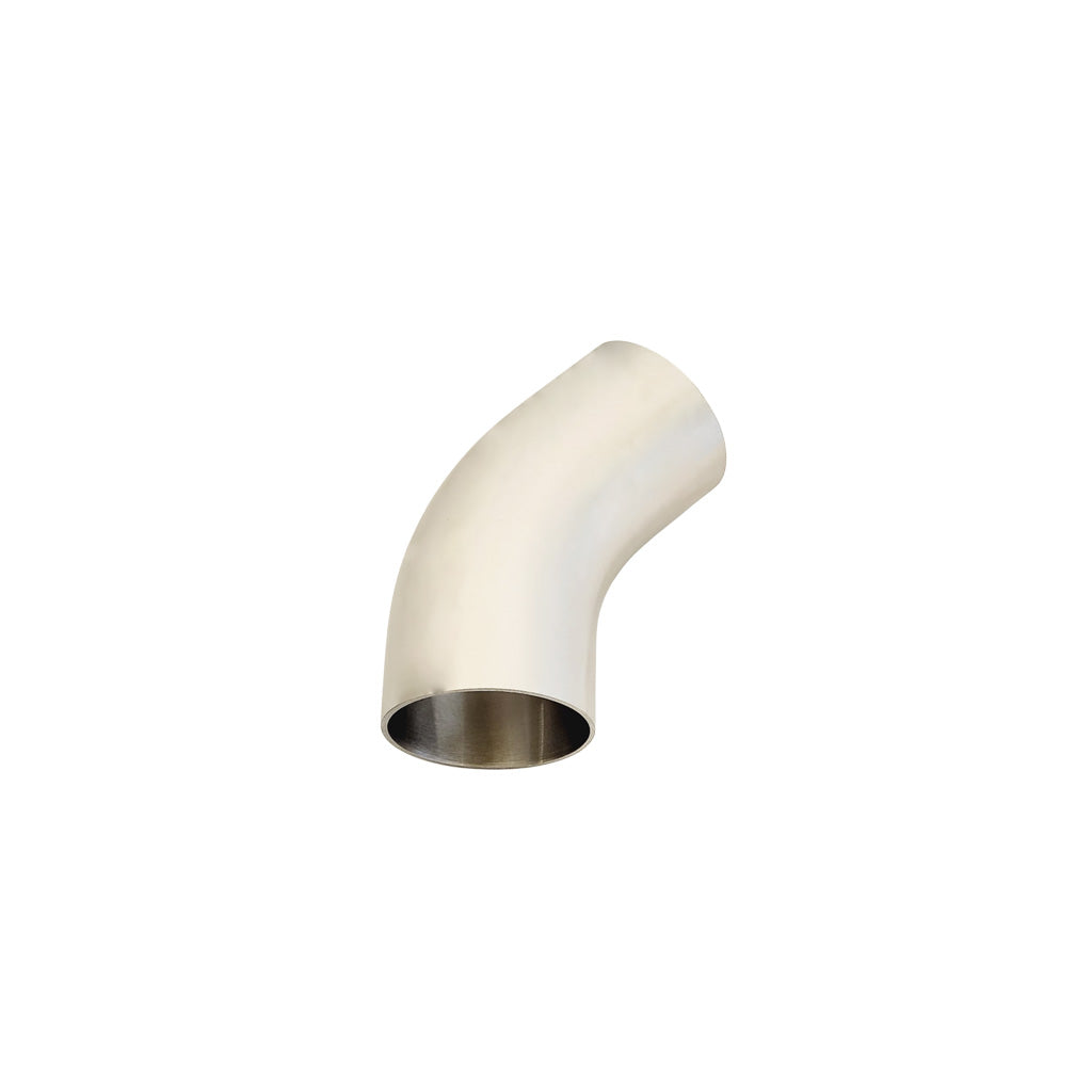 XPS 2 Inch (51mm) 45 Degree 1.5mm Brushed 304 Stainless Steel