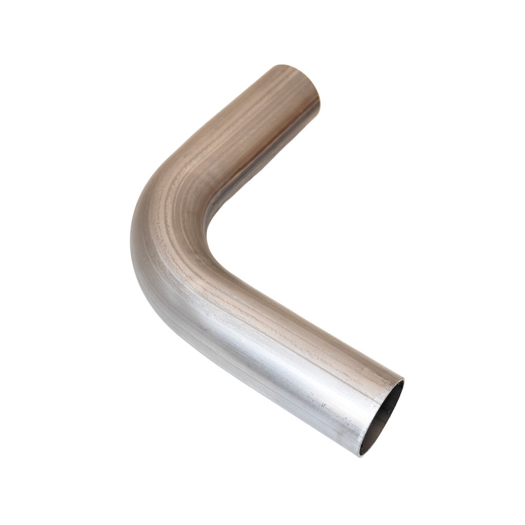 2" X 90° Stainless 409 Raw Mandrel Bend Long Leg