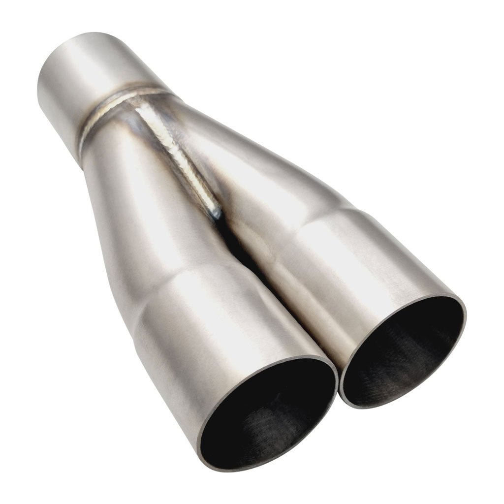 2 into 1 1 3/4" ID 2" OD 304 Stainless Merge Collector