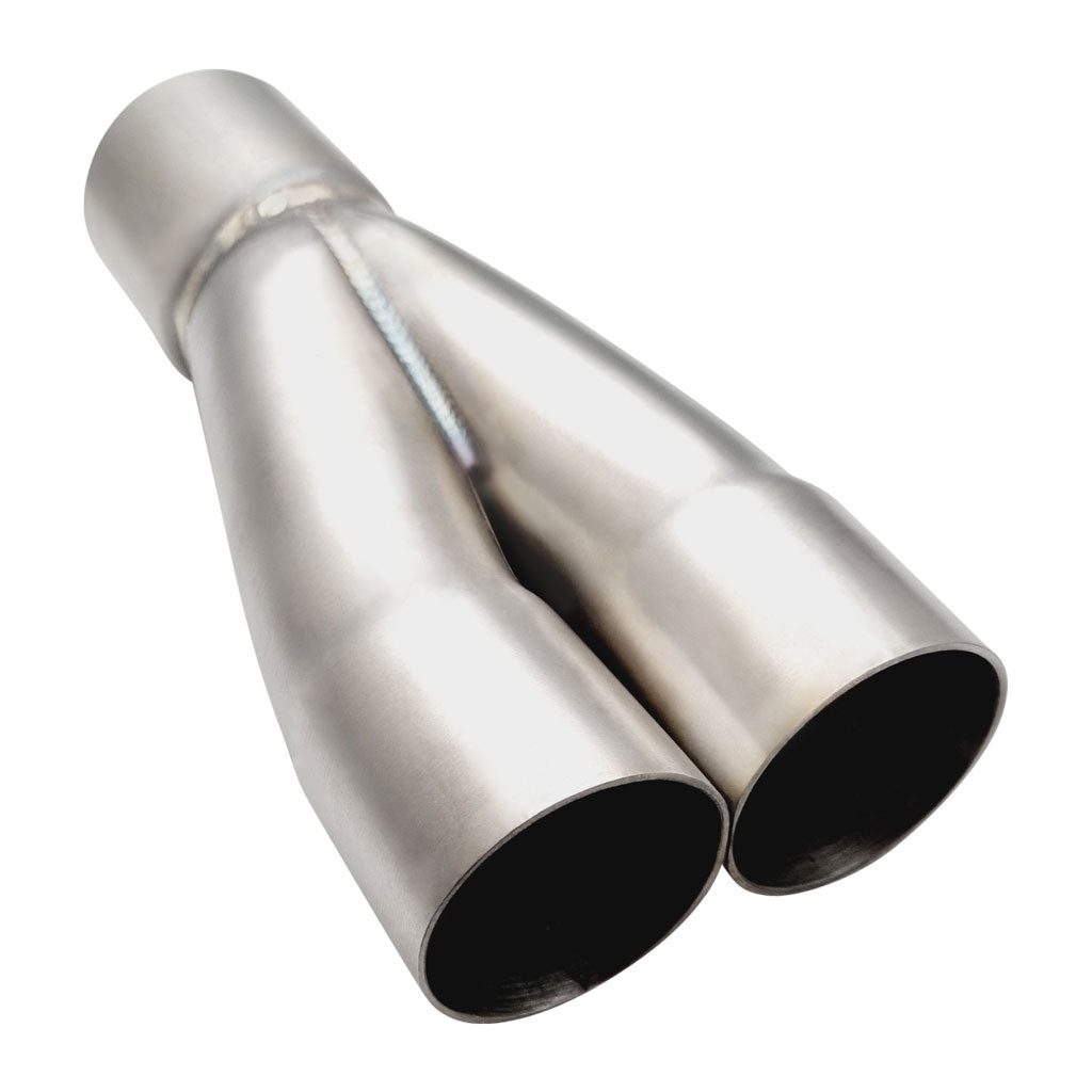 2 into 1 1 7/8" ID 2 1/4" OD 304 Stainless Merge Collector