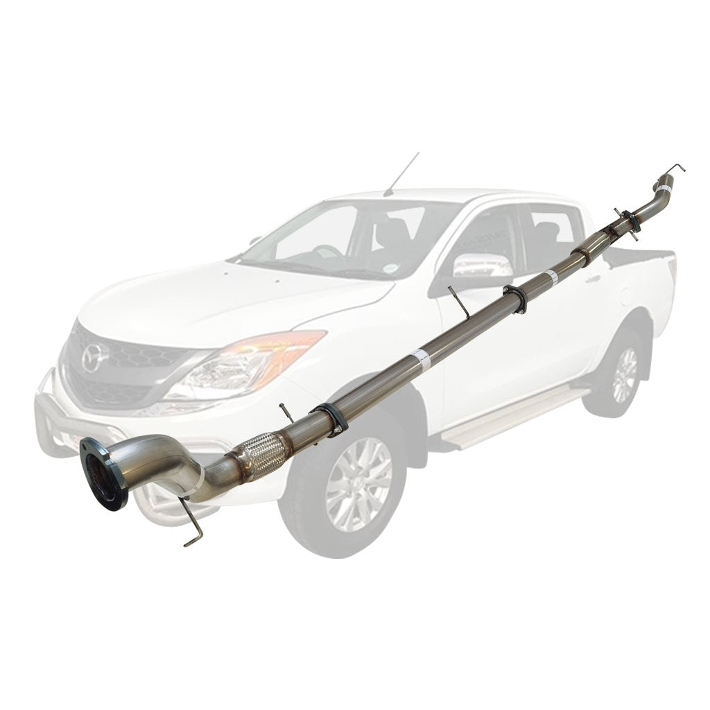 Mazda BT50 2011 - 9/2016 3.2L 3 Inch Turbo Back Exhaust