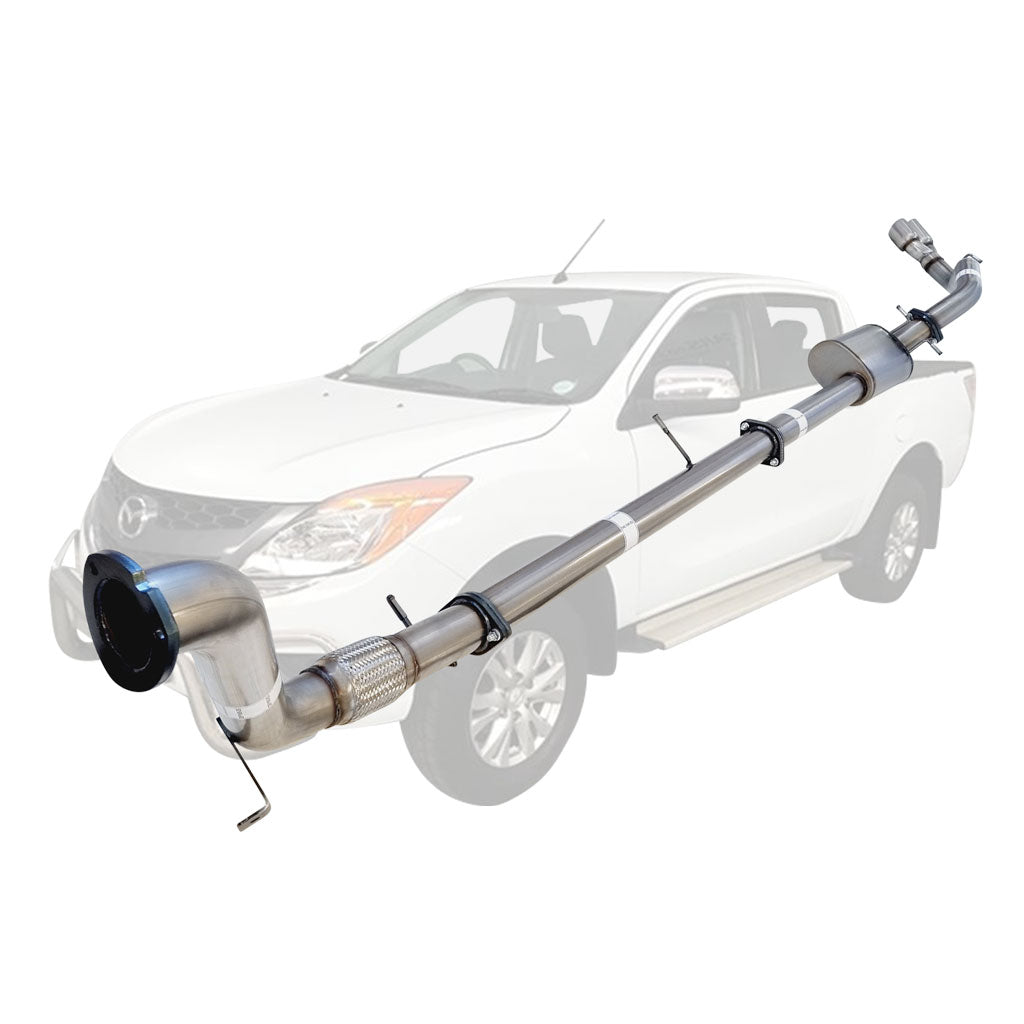Mazda BT50 2011 - 9/2016 3.2L 3 Inch Turbo Back Exhaust