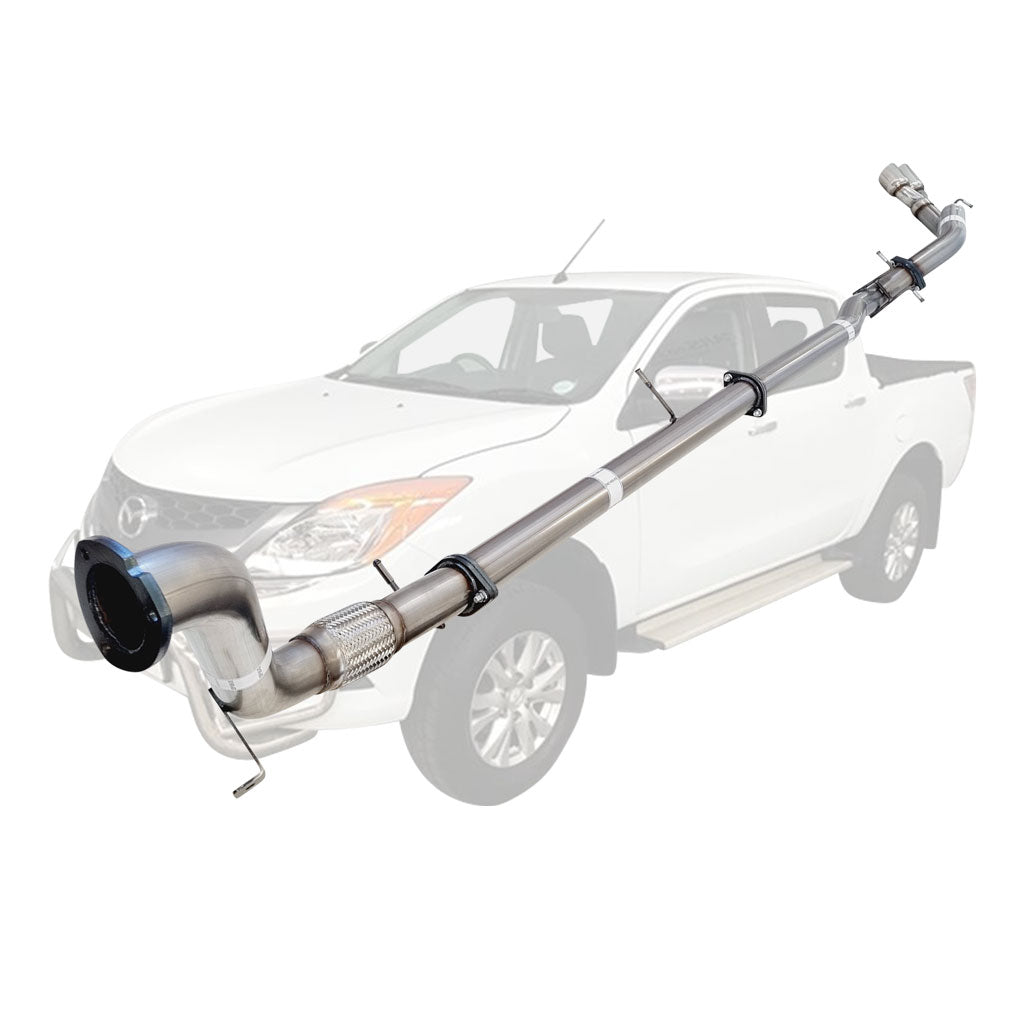 Mazda BT50 2011 - 9/2016 3.2L 3 Inch Turbo Back Exhaust