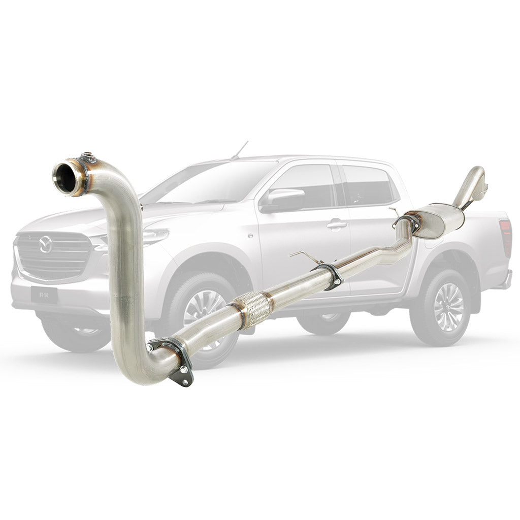 Mazda BT50 B30B 3.0l 4JJ3-TCX 2020 On 3" Turbo Back DPF Delete