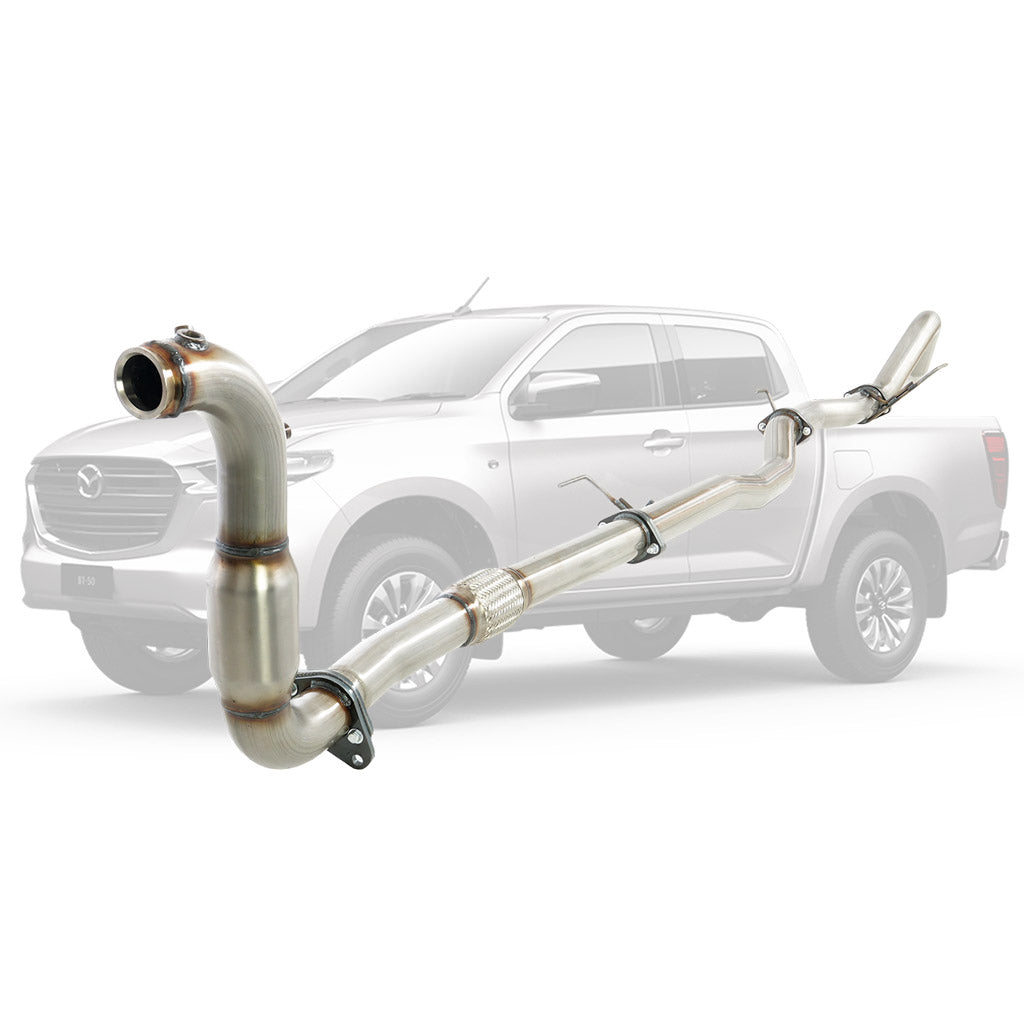 Mazda BT50 B30B 3.0l 4JJ3-TCX 2020 On 3" Turbo Back DPF Delete