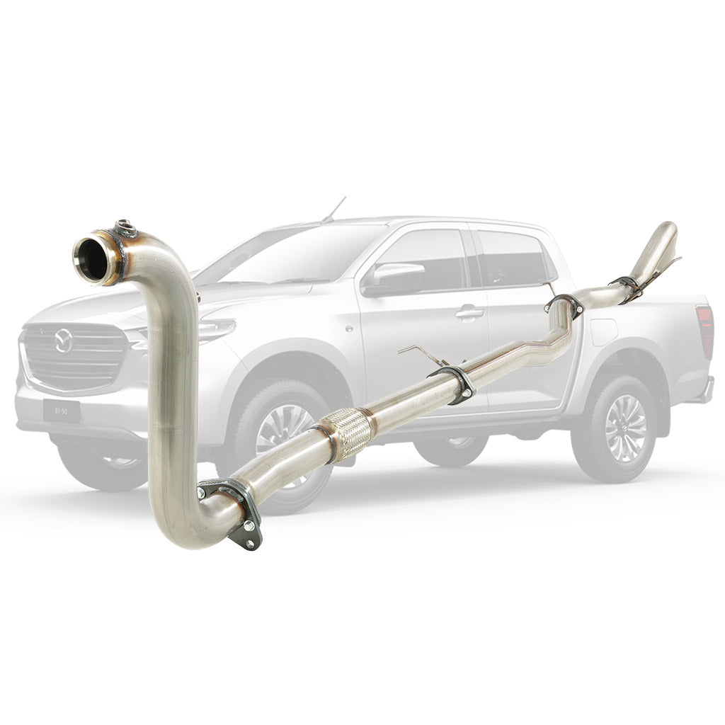 Mazda BT50 B30B 3.0l 4JJ3-TCX 2020 On 3" Turbo Back DPF Delete