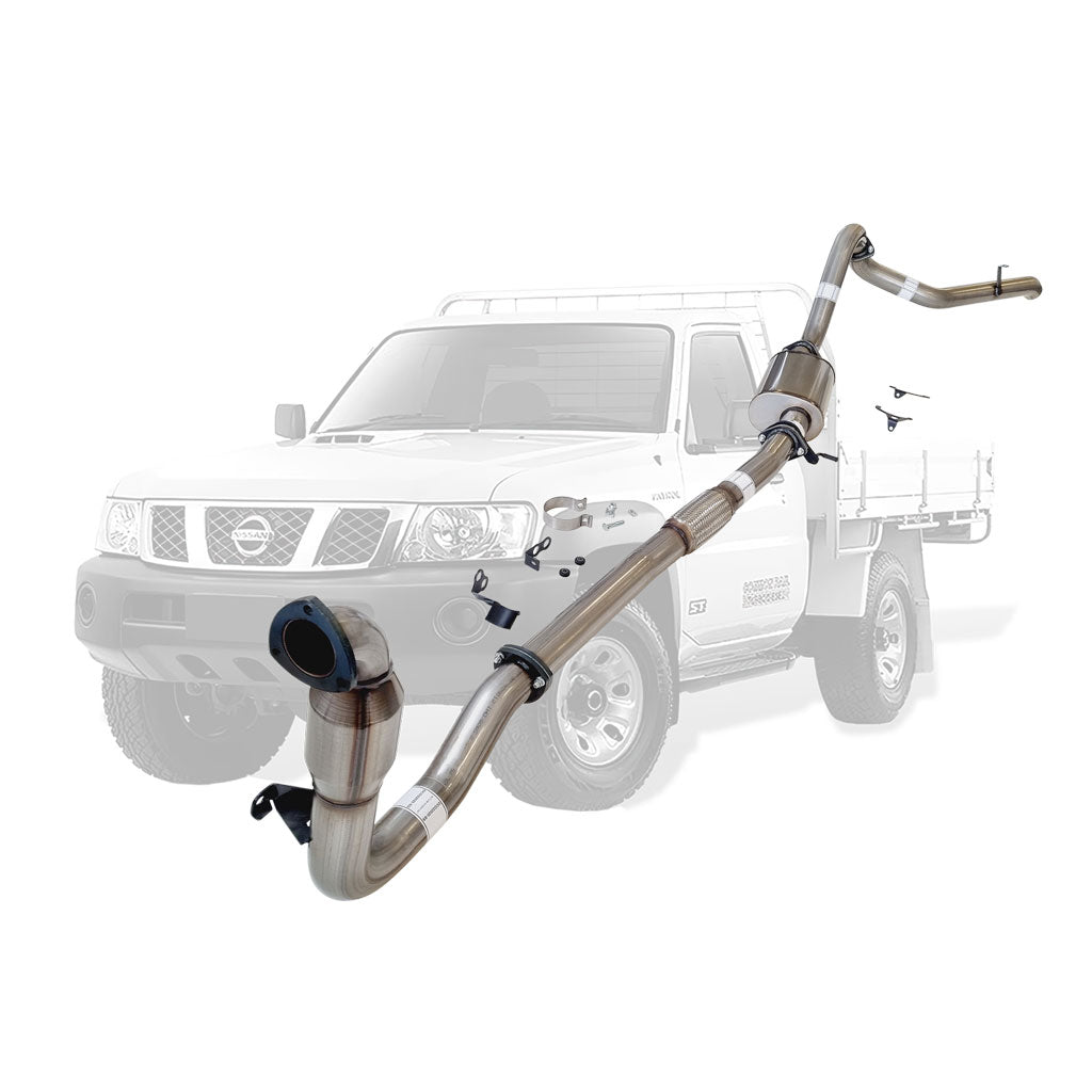 Nissan Patrol Y61 GU 3L ZD30 Ute 3 Inch Turbo Back Exhaust 2000 - 2016 (Does not suit Coil Tower Braces)