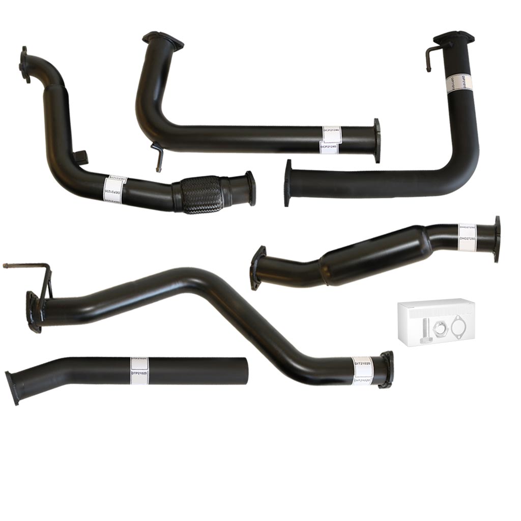 Nissan Navara D40 2.5L 3 Inch Turbo Back Exhaust (Non DPF Model) 2007 - 2016