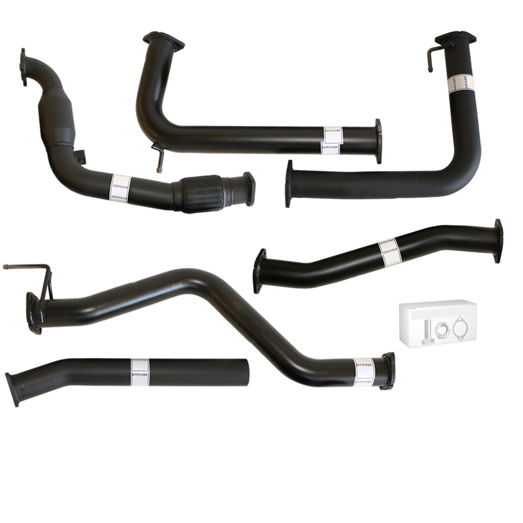 Nissan Navara D40 2.5L 3 Inch Turbo Back Exhaust (Non DPF Model) 2007 - 2016