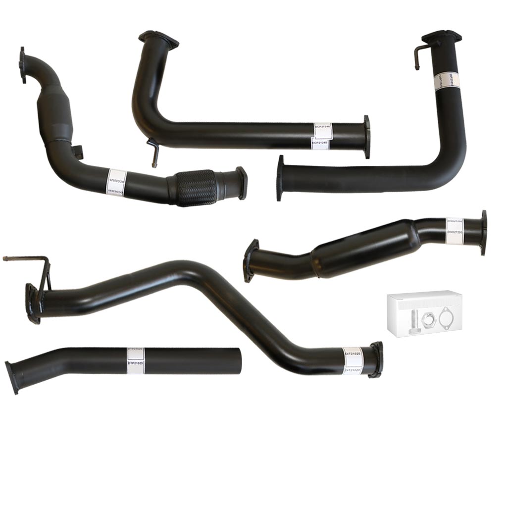 Nissan Navara D40 2.5L Auto 3 Inch Turbo Back Exhaust (DPF Model) 2007 - 2016