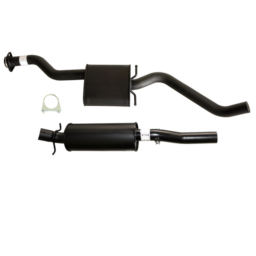 HOLDEN COMMODORE VS V6 SEDAN *IRS* 2 1/2" CATBACK KIT INC 2 X EVERFLO MUFFLERS