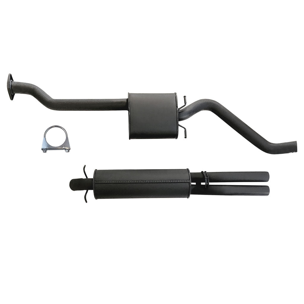 HOLDEN STATESMAN VS V6 SEDAN *IRS* 2 1/2" CATBACK KIT INC 2 X EVERFLO MUFFLERS REAR DUAL OUTLET