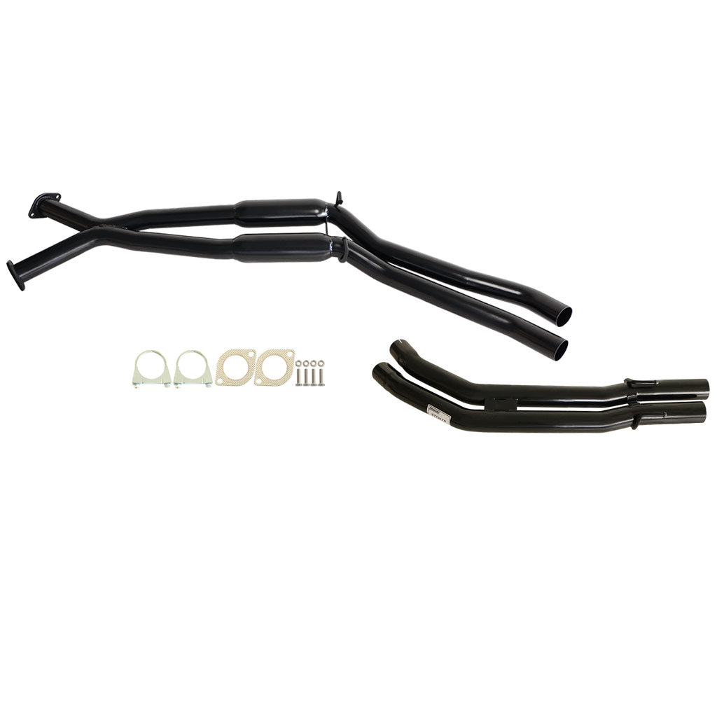 HOLDEN COMMODORE VT-VZ V6 & V8 SEDAN TWIN 2 1/2" KIT - INC XPIPE,EVERFLO HOTDOGS & TAILPIPE