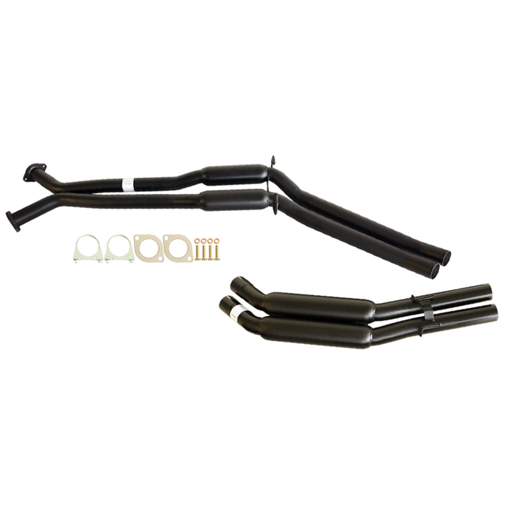 HOLDEN COMMODORE VT-VZ V6 & V8 UTE WAGON TWIN 2 1/2" KIT - INC XPIPE & EVERFLO HOTDOGS