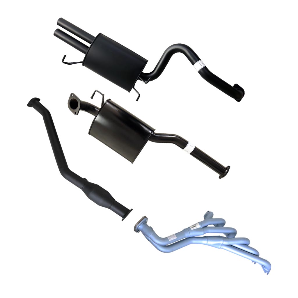 FORD FALCON BA BF XR6 SEDAN 2.5" DUAL EXHAUST PACEMAKER EXTRACTOR & HIFLOW CAT