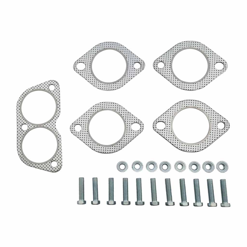 FORD FALCON BA - BF V8 UTE TWIN - TWIN 2 1/2" CATBACK KIT INC Y-XPIPE, FRONT EVERFLO - TAILPIPE REAR