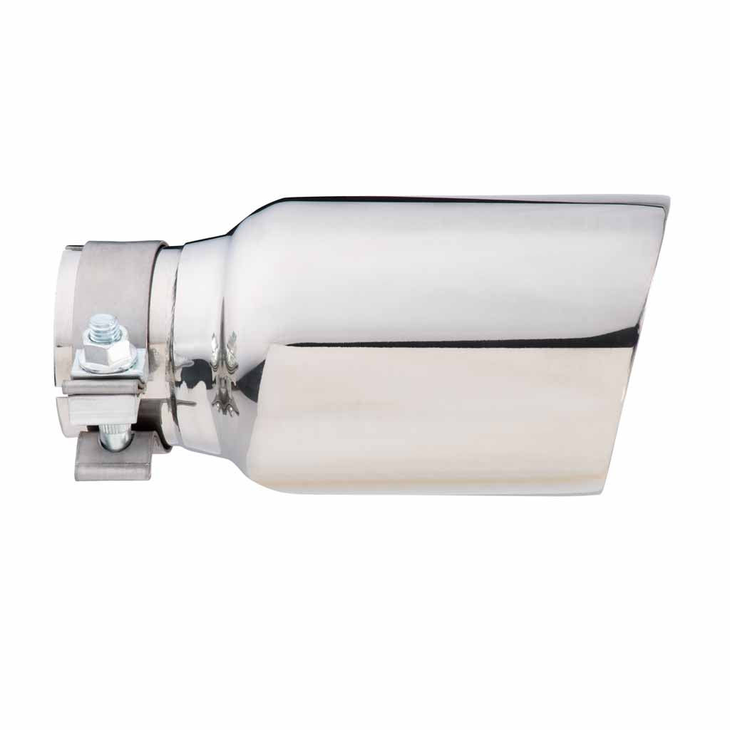 Angle Cut Inner Cone RC 2 1/2" In 4" Out 8" Long SS304 Clamped Tip