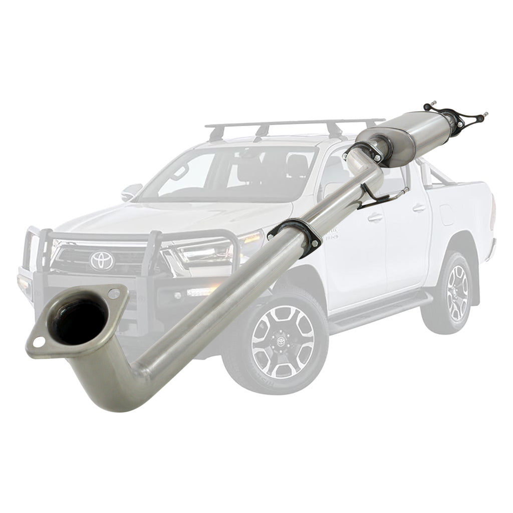 Toyota Hilux N80 2015 TO 2025 2.8L 3 Inch DPF Back Exhaust