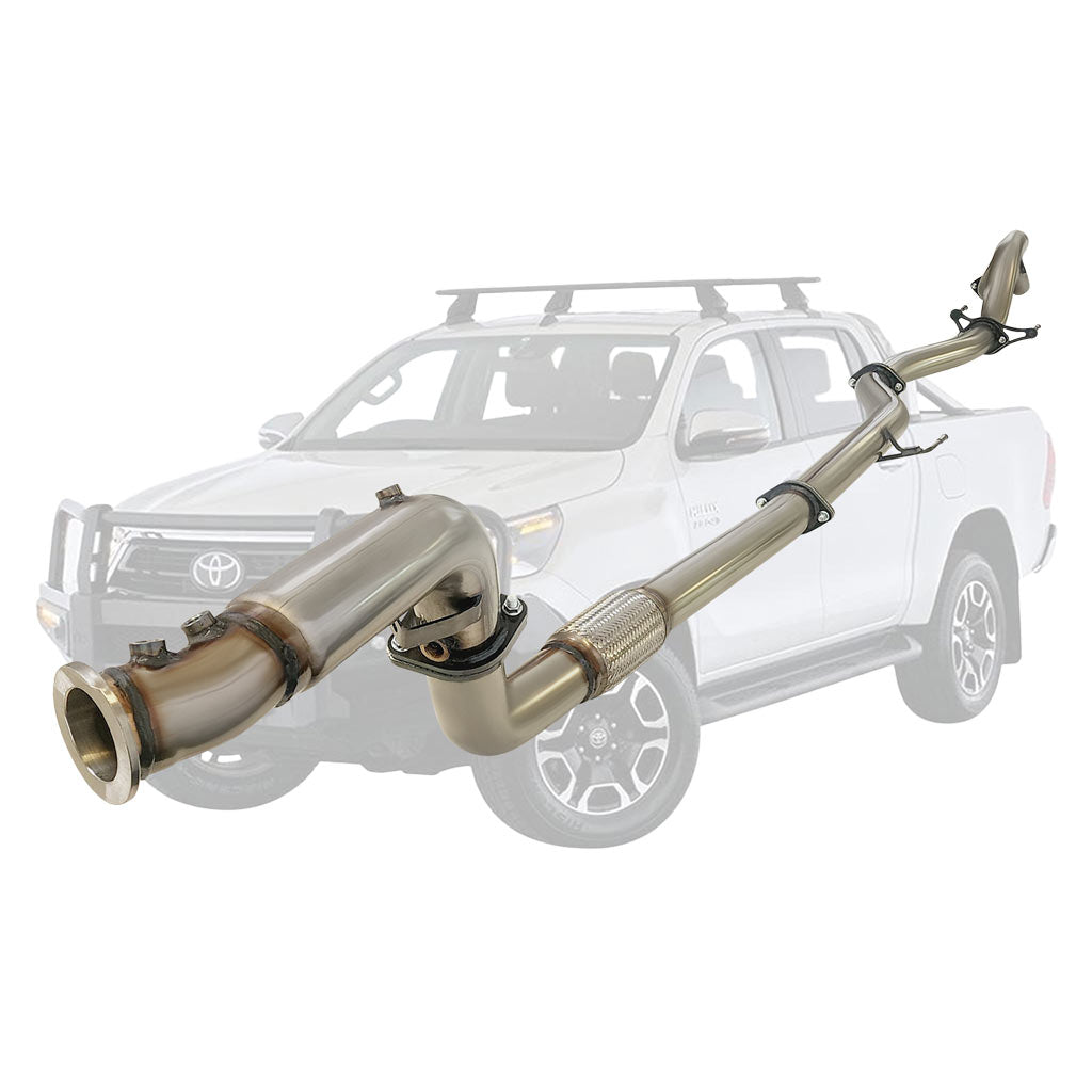 Toyota Hilux N80 1DG-FTV 2.8L 4Cyl - October 2015-ON Turbo Back (DPF Model)