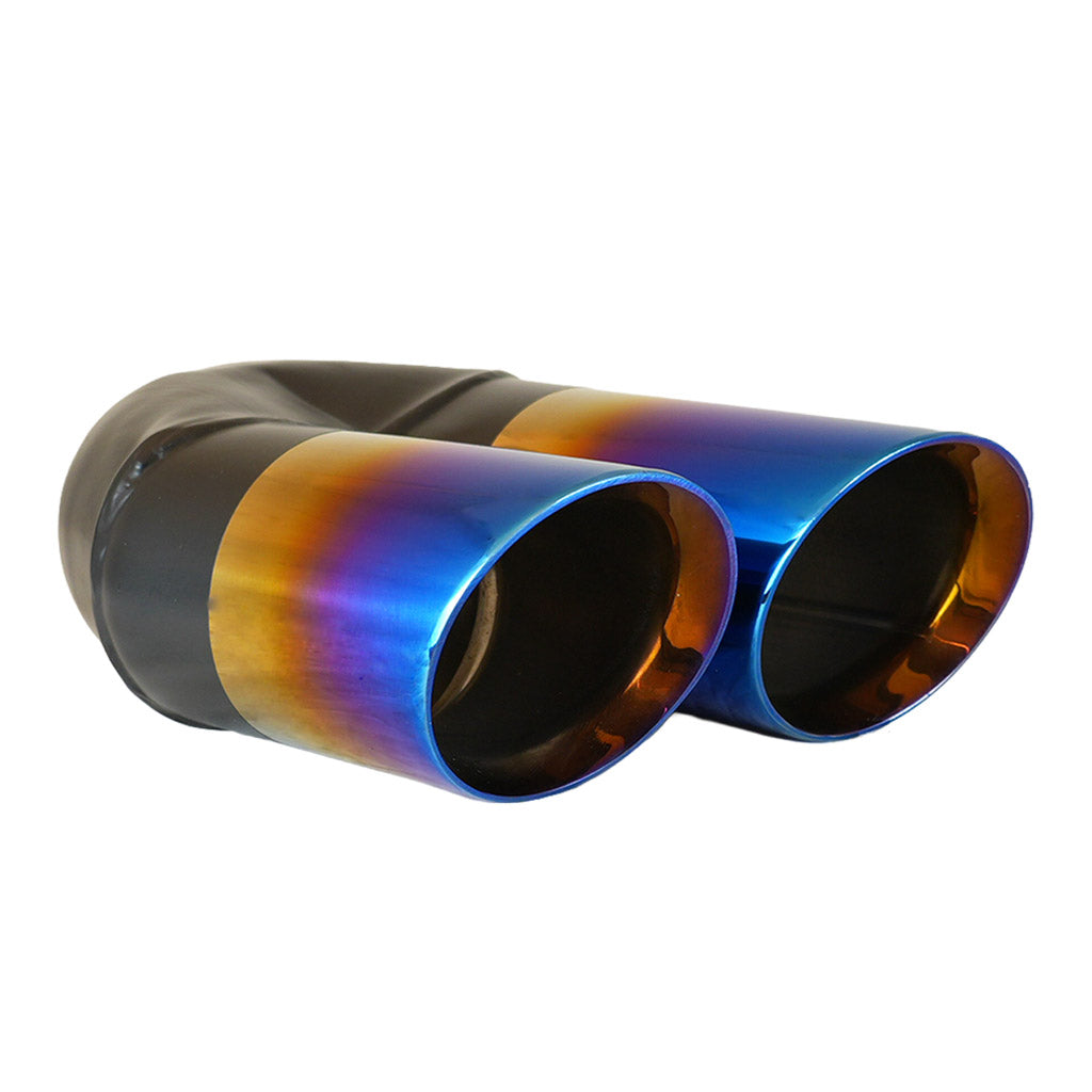 Angle Cut Y-Piece Inner Cone Blue Flame 2 1/2" In 2x3" Out 9" Long LHS SS304 Tip