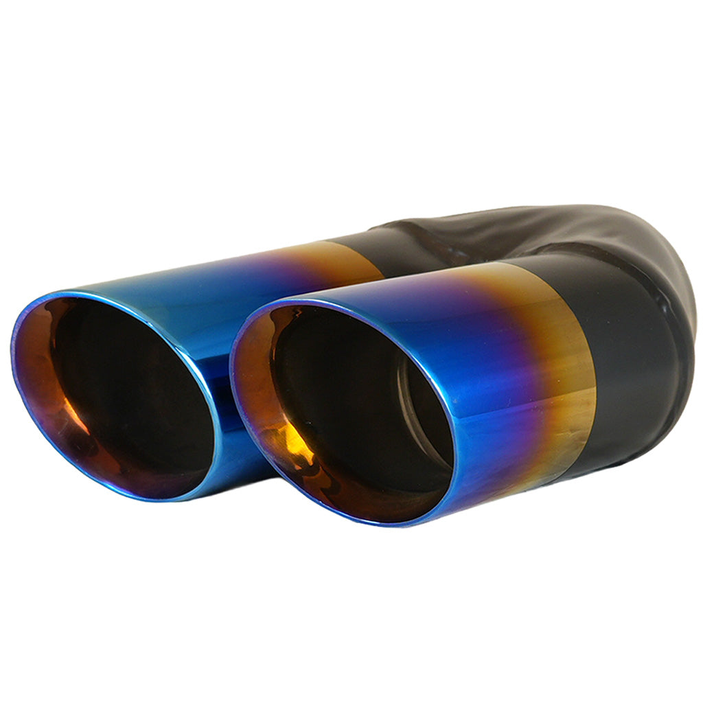 Angle Cut Y-Piece Inner Cone Blue Flame 2 1/2" In 2x3" Out 9" Long RHS SS304 Tip