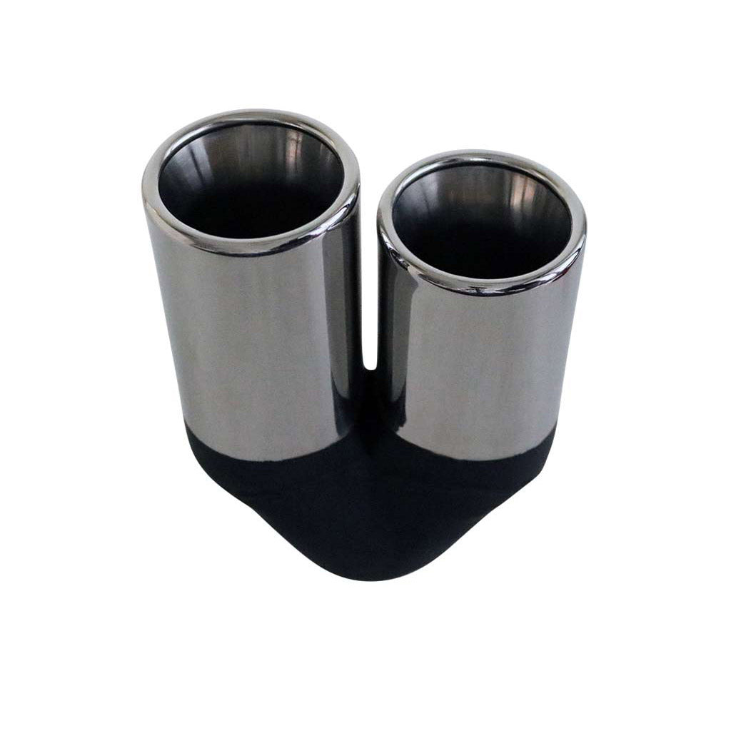 Straight Cut Y-Piece Rolled Inner Cone Stepped 21/4" In 2x3" Out 9" Long SS304 Tip