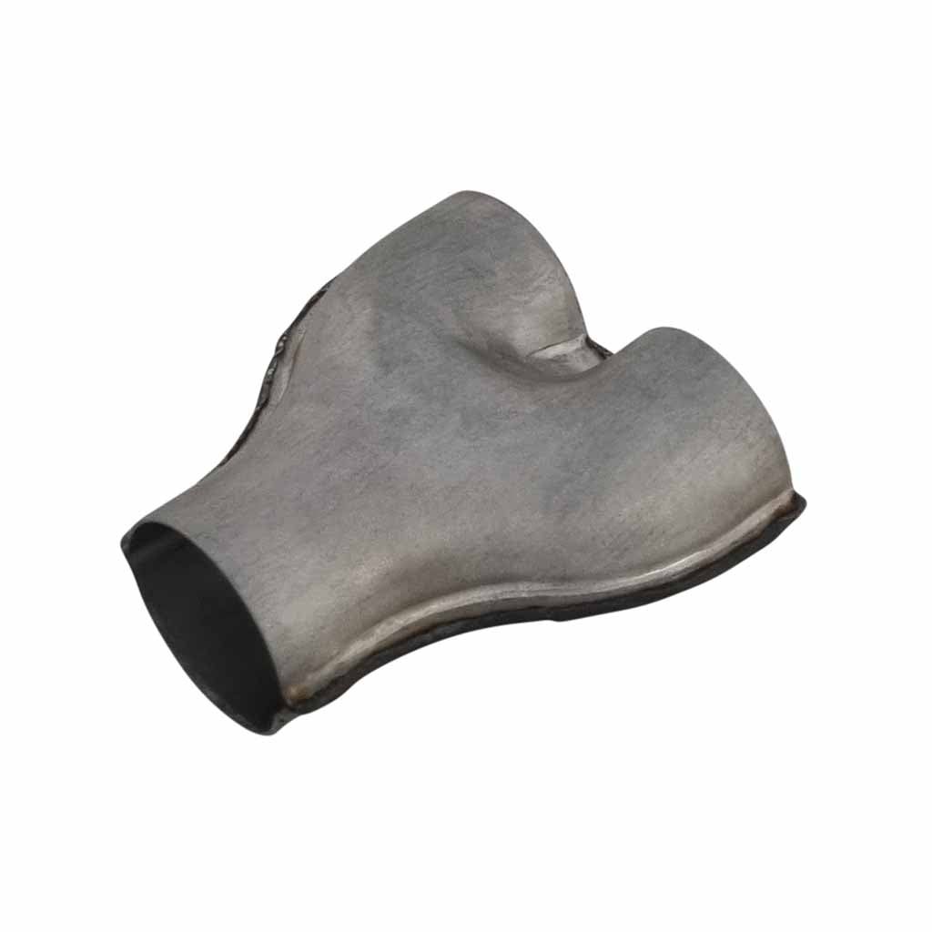 Y-PIPE Pressed Collector - Single 2 1/2" (63mm) Dual 2 x 2 1/2" (63mm)