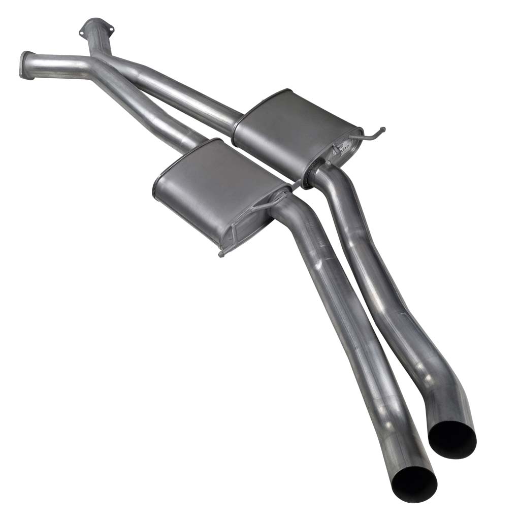 HOLDEN COMMODORE VT-VZ V6 & V8 UTE WAGON TWIN 3" KIT - INC XPIPE,EVERFLO MUFFLERS & TAILPIPE