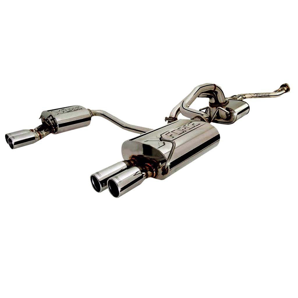 Ford Falcon FG XR6/G6E Turbo Sedan Dual 2.5" Cat-Back System w/ Quad tips - 409 S/Steel